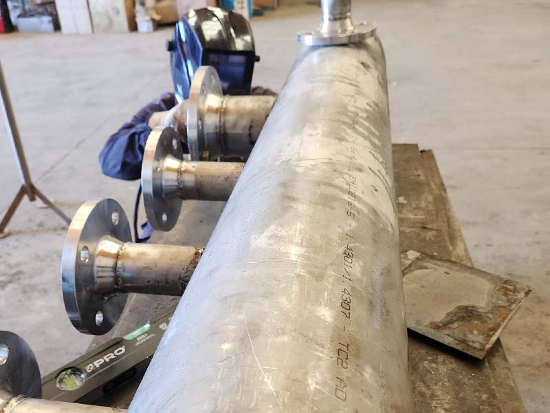fabricacion colector distribuidor vapor 3