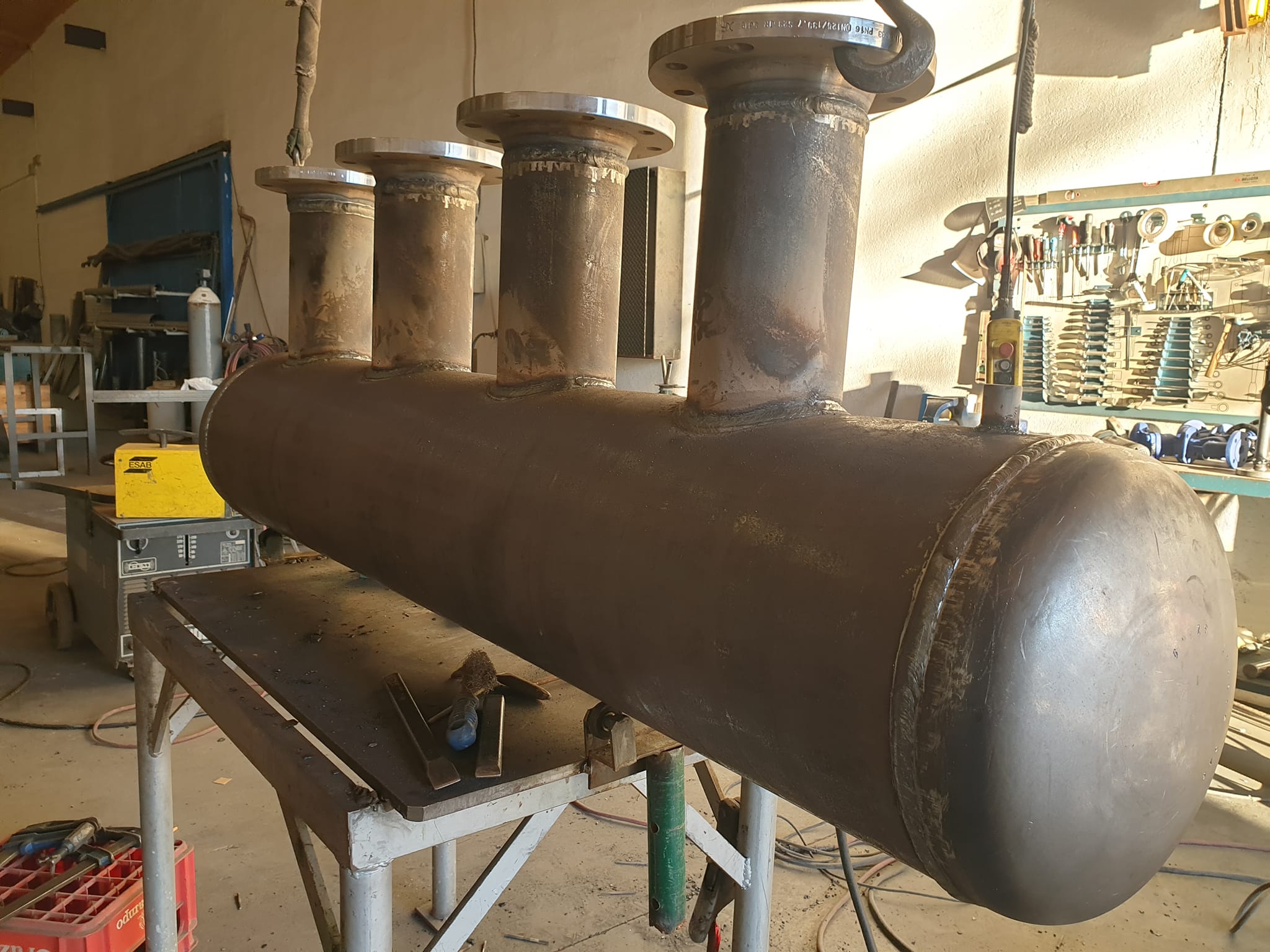 foto general colector de vapor