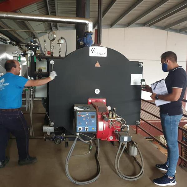 Inspección de nivel B de generador de vapor