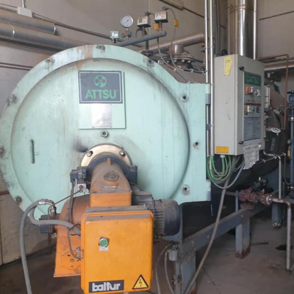 Inspección de nivel C de caldera de vapor