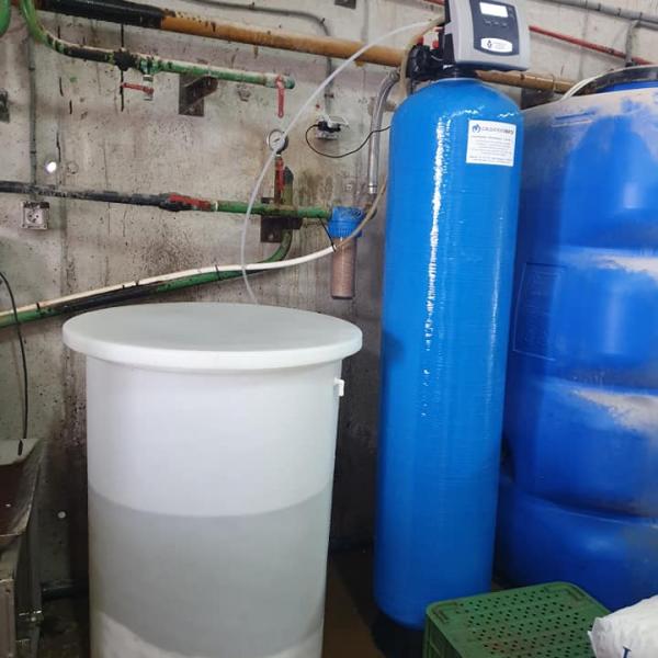 Instalación de descalcificador