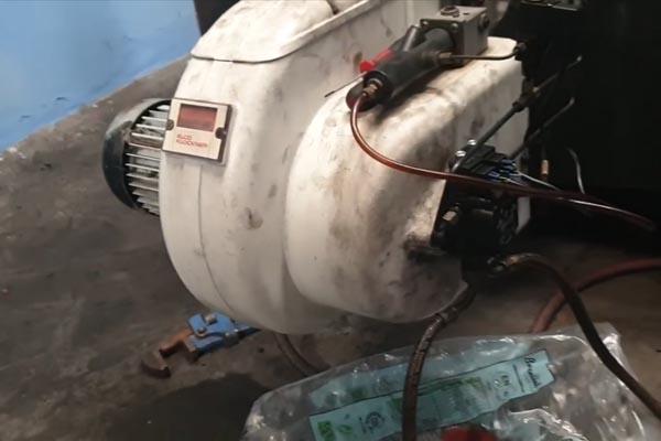 Reparación de quemador 1500 KW