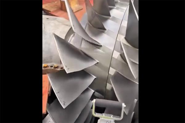 Turbina de vapor.
